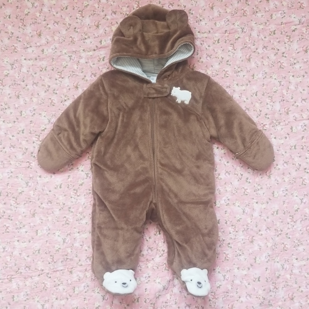 Infant Winter Bear Bunting Suit